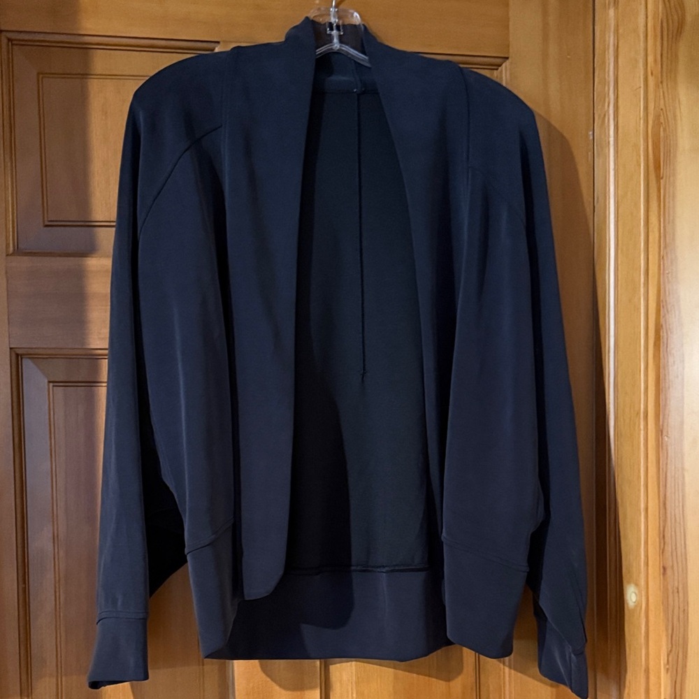 lululemon athletica Black Jacket Cardigan Softstreme Sz 6